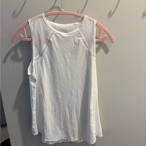 Lululemon Sculpt Tank Top - Lace Trim Barley Worn